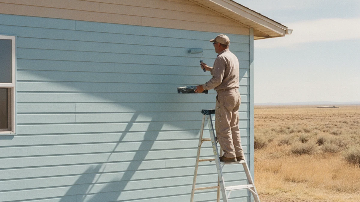 House painter Wade exterior repaint Rock Springs Wyoming Sweetwater County wind UV residential